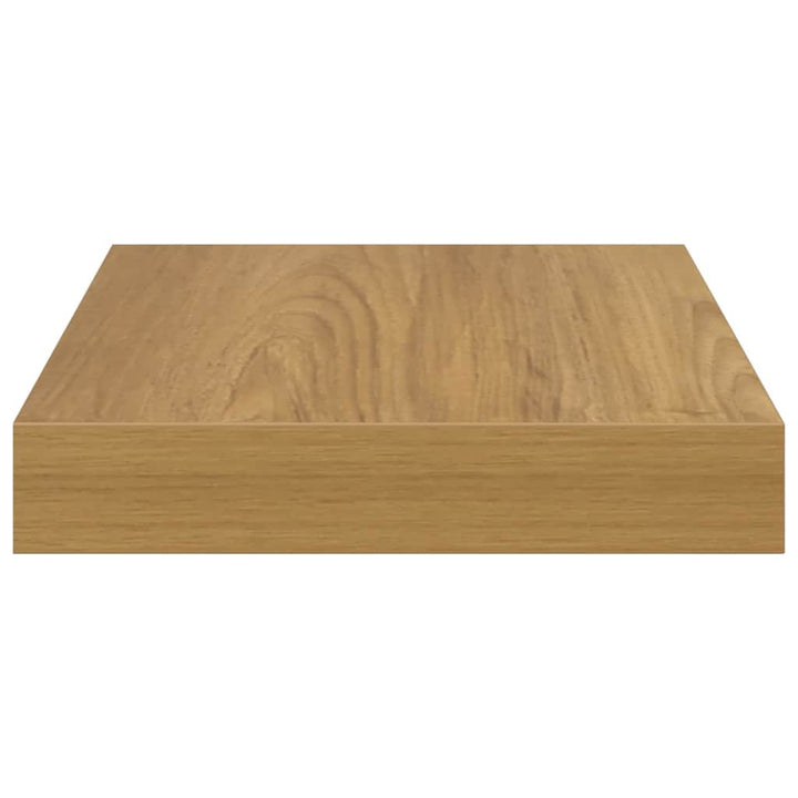 Væghylde 4 pcs Brun 23 x 23,5 x 4 cm Konstrueret træ