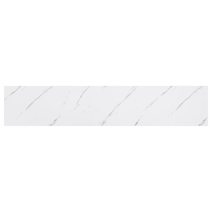 Væghylde Vægmonteret Hvid marmor 120 x 23,5 x 3,8 cm