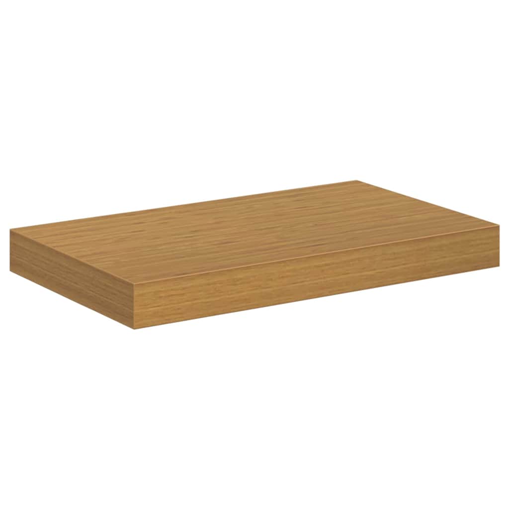 Væghylde 4 pcs Beige 40 x 23,5 x 4 cm Konstrueret træ