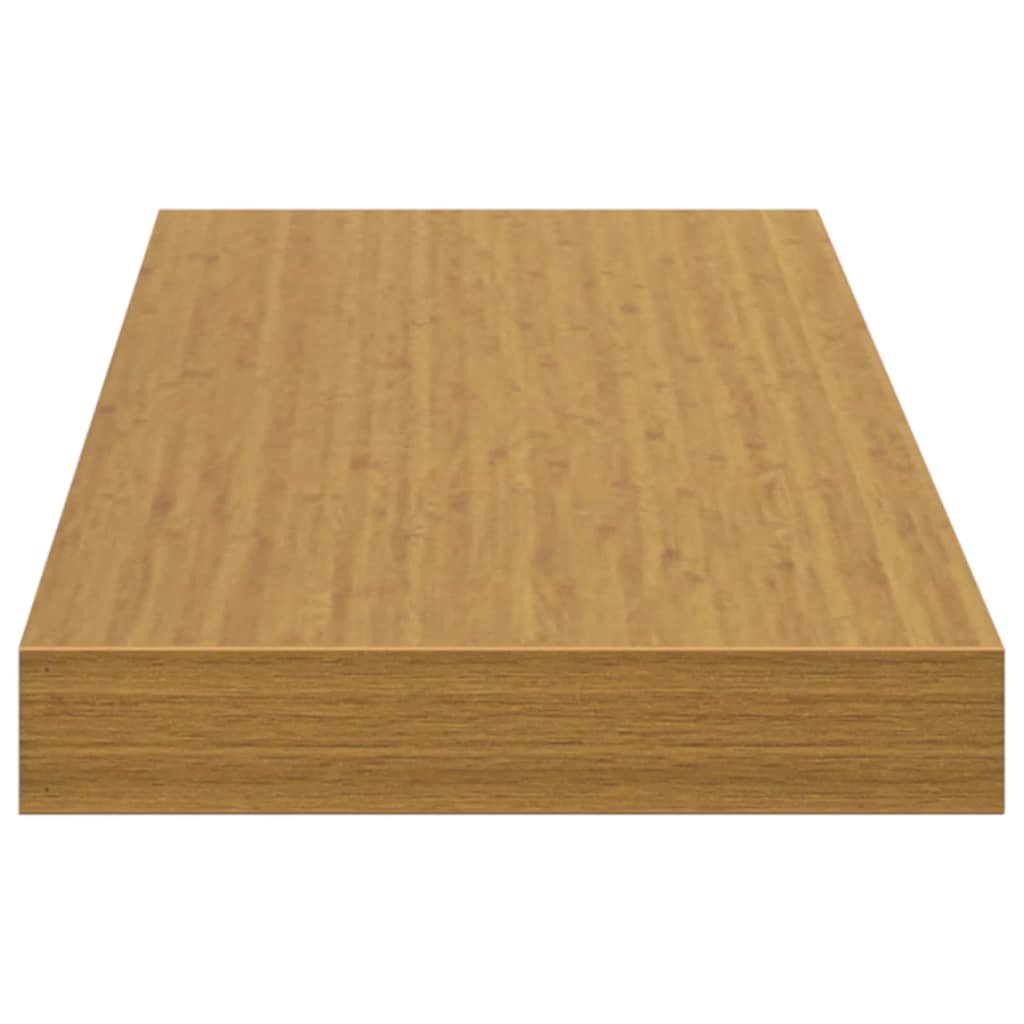 Væghylde 2 pcs Beige 90 x 23,5 x 4 cm Konstrueret træ