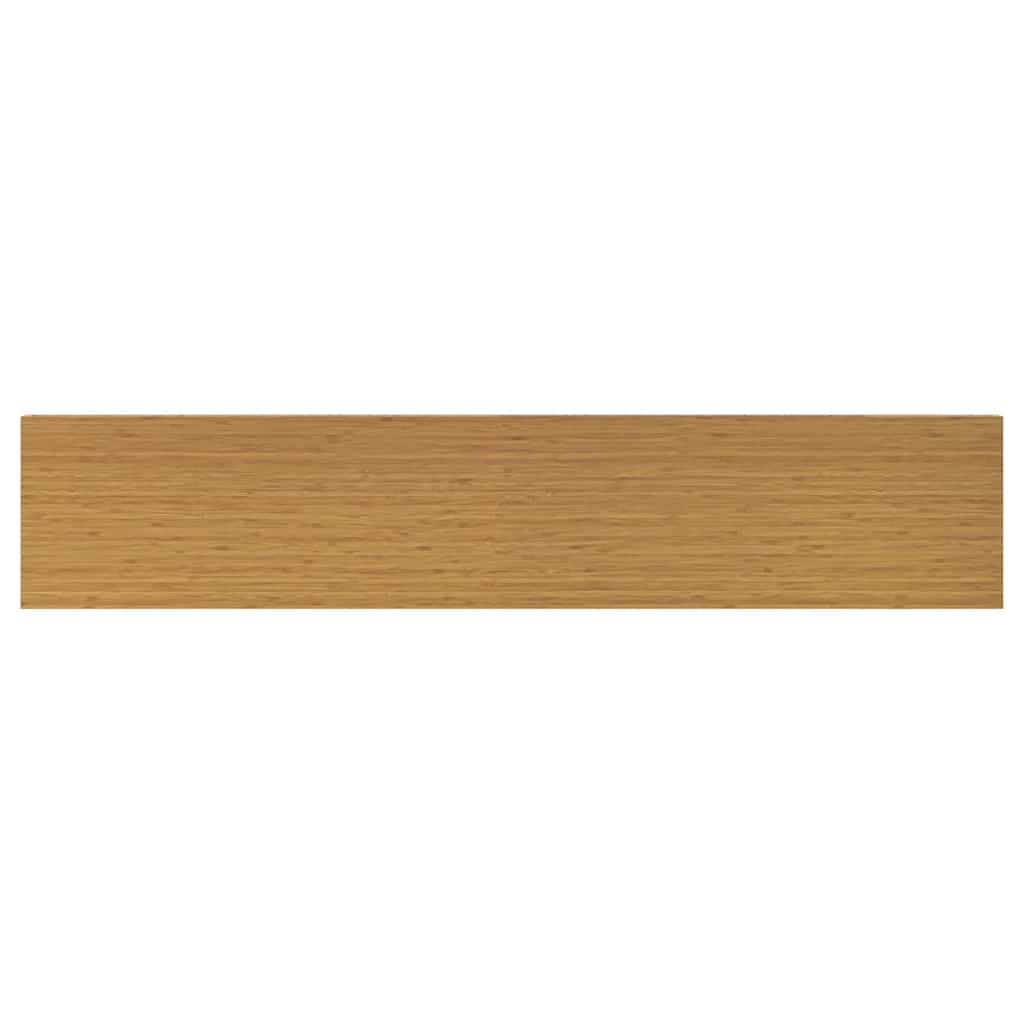 Væghylde 2 pcs Beige 120 x 23,5 x 4 cm Konstrueret træ