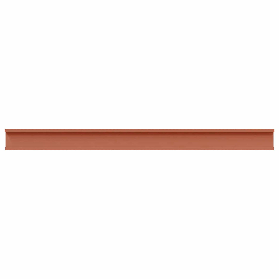 Væghylde Vægmonteret 2 pcs Rød 115 x 9 x 3 cm Konstrueret træ