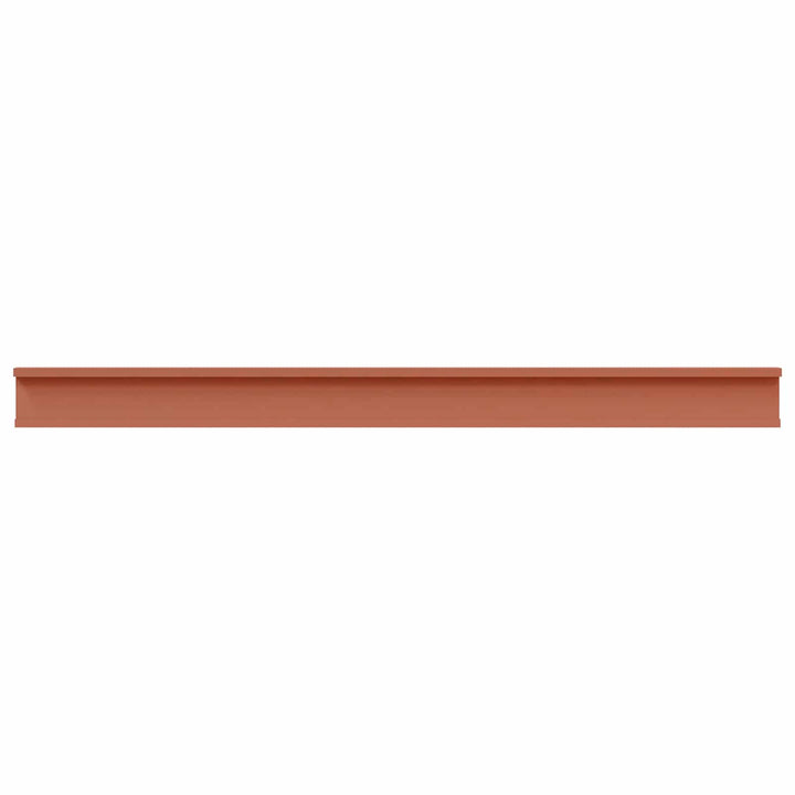 Væghylde Vægmonteret 2 pcs Rød 115 x 9 x 3 cm Konstrueret træ