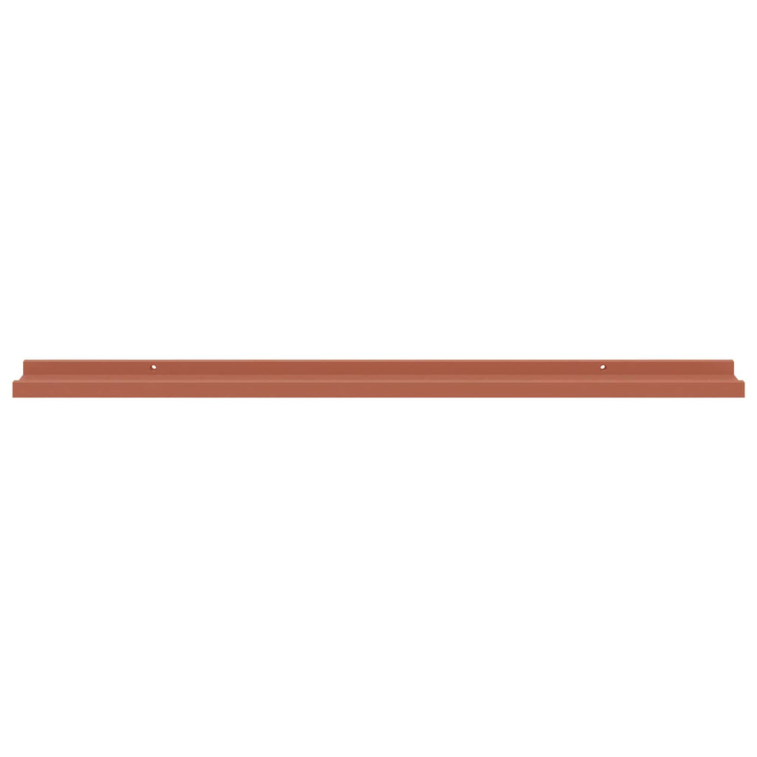 Væghylde Vægmonteret 4 pcs Rød 100 x 9 x 3 cm Konstrueret træ