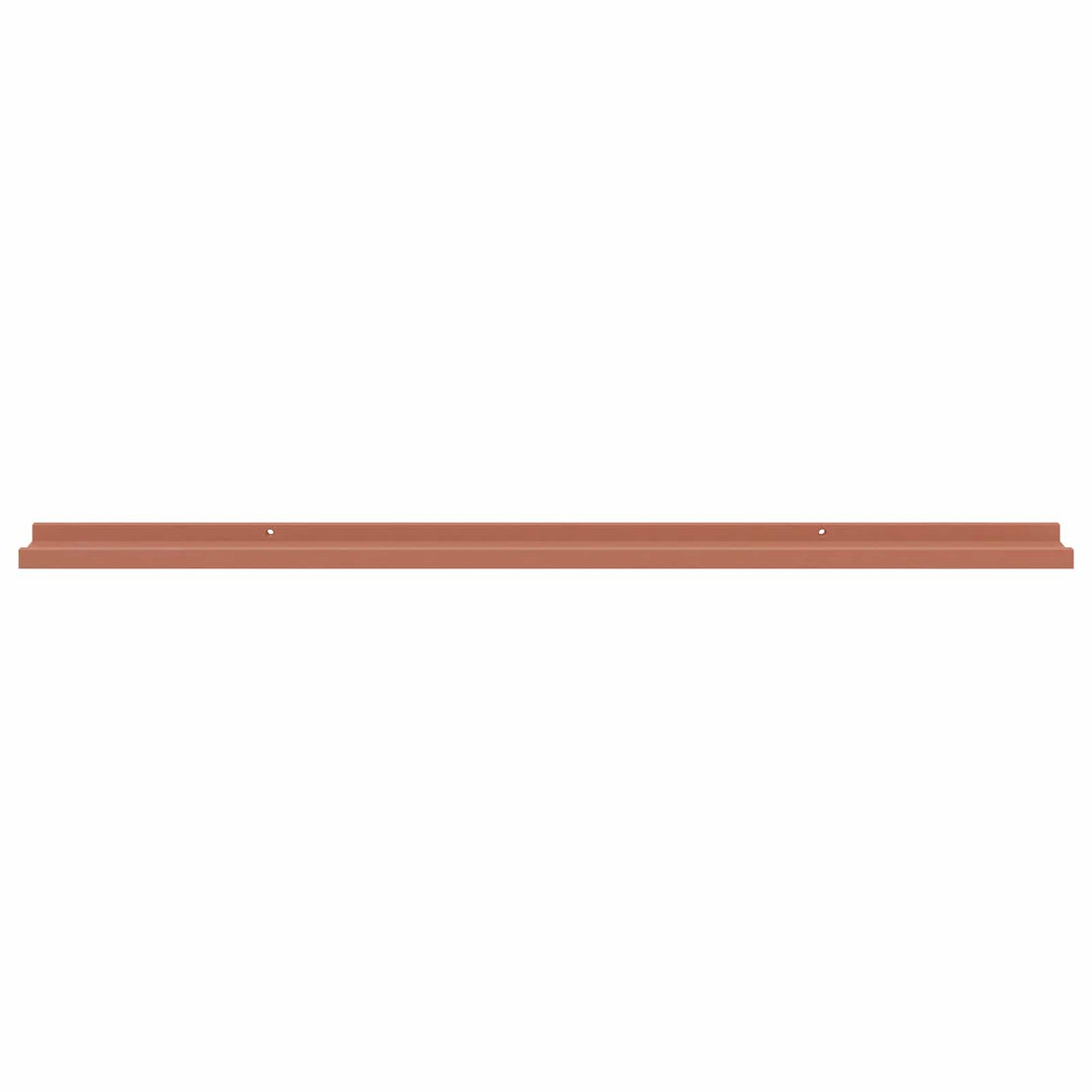 Væghylde Vægmonteret 4 pcs Rød 115 x 9 x 3 cm Konstrueret træ