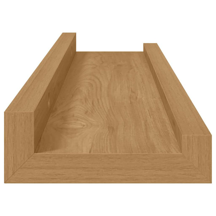 Væghylde Vægmonteret 4 stk. Brun 40 x 9 x 3 cm Konstrueret træ