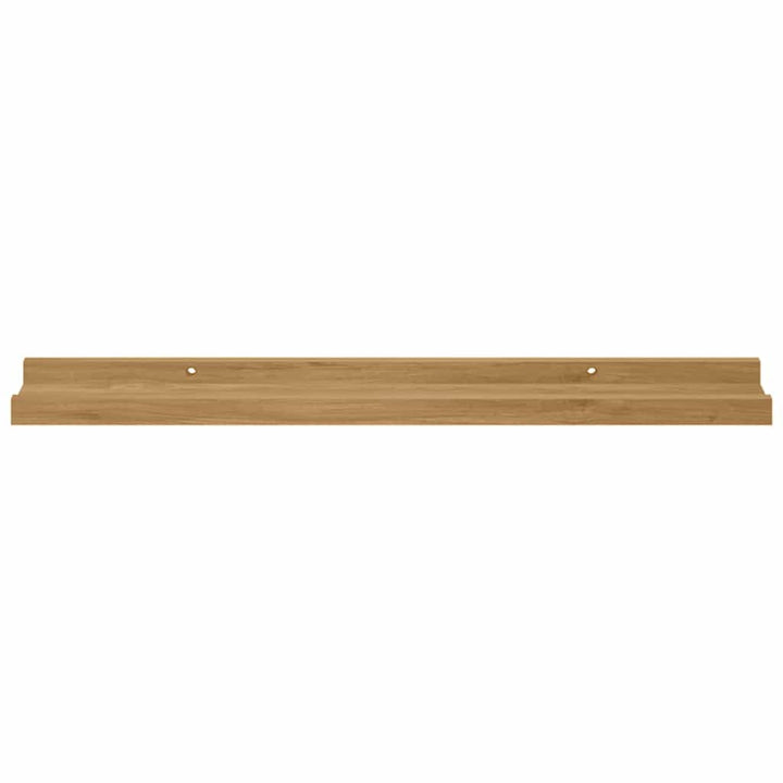Væghylde Vægmonteret 4 stk. Brun 60 x 9 x 3 cm Konstrueret træ
