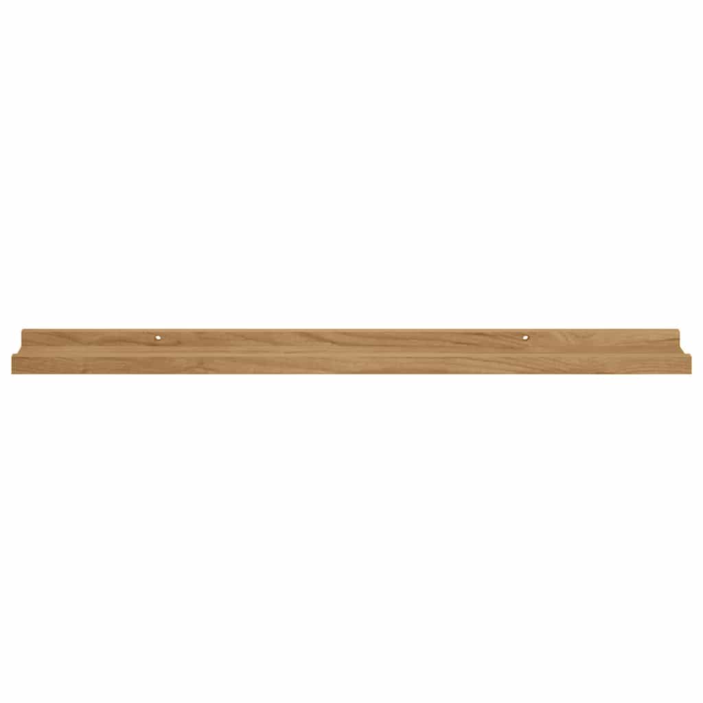 Væghylde Vægmonteret 4 stk. Brun 80 x 9 x 3 cm Konstrueret træ