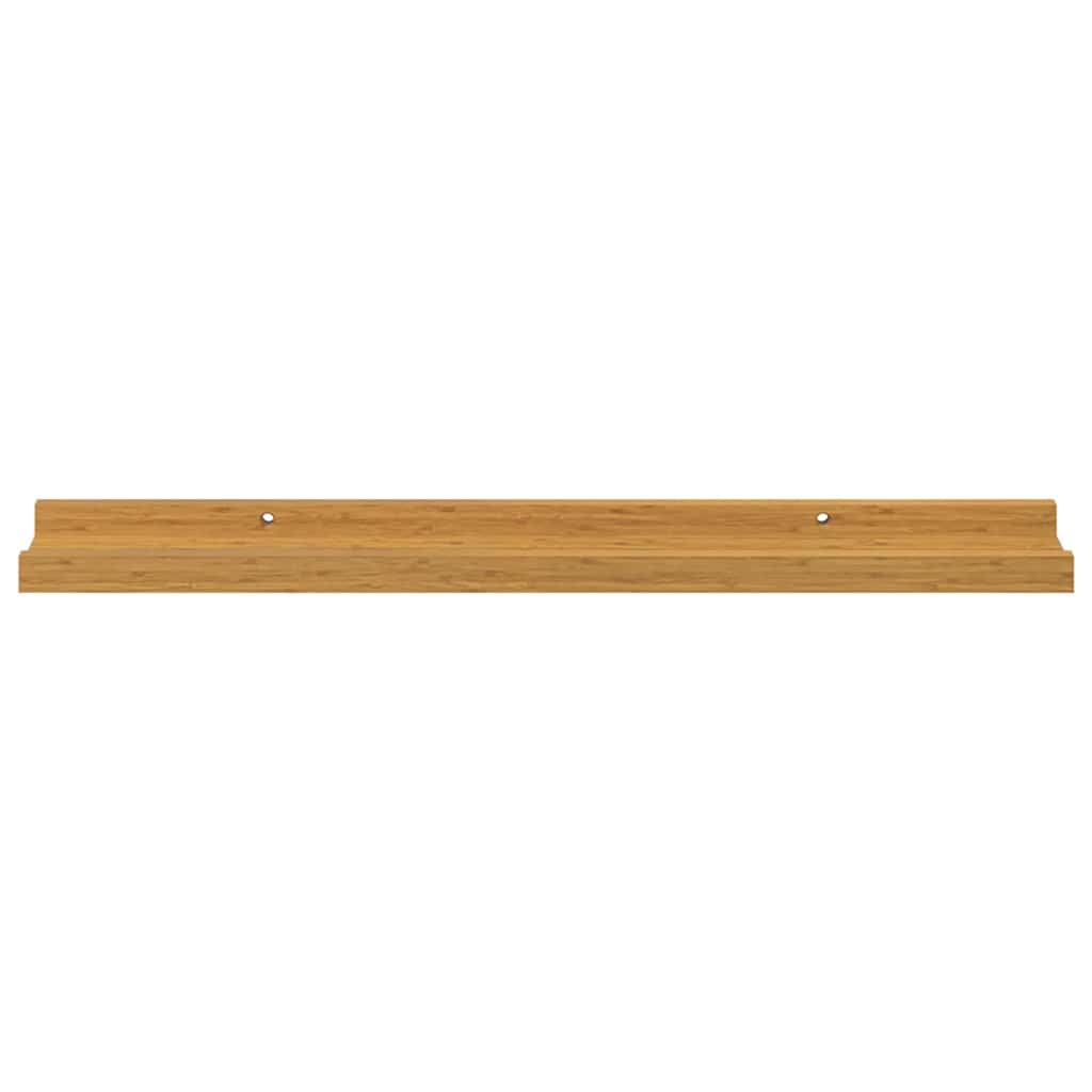 Væghylde Vægmonteret 4 pcs Beige 60 x 9 x 3 cm Konstrueret træ