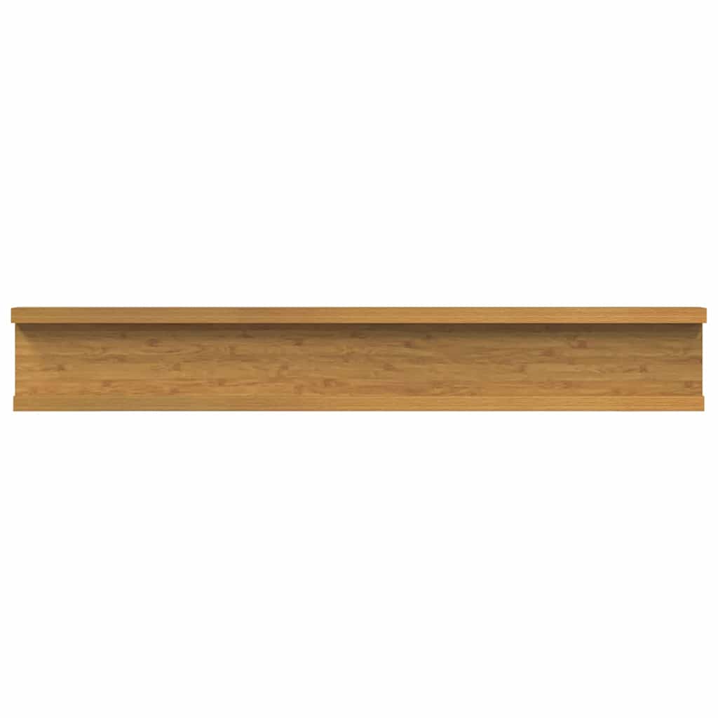 Væghylde Vægmonteret 4 pcs Beige 60 x 9 x 3 cm Konstrueret træ