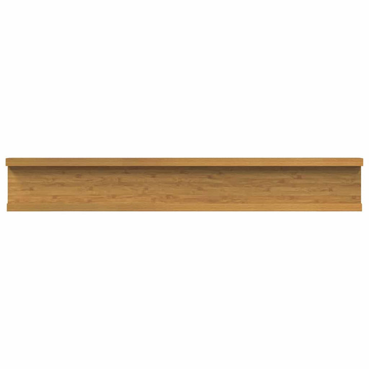 Væghylde Vægmonteret 4 pcs Beige 60 x 9 x 3 cm Konstrueret træ