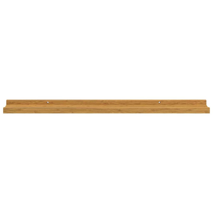 Væghylde Vægmonteret 4 pcs Beige 80 x 9 x 3 cm Konstrueret træ