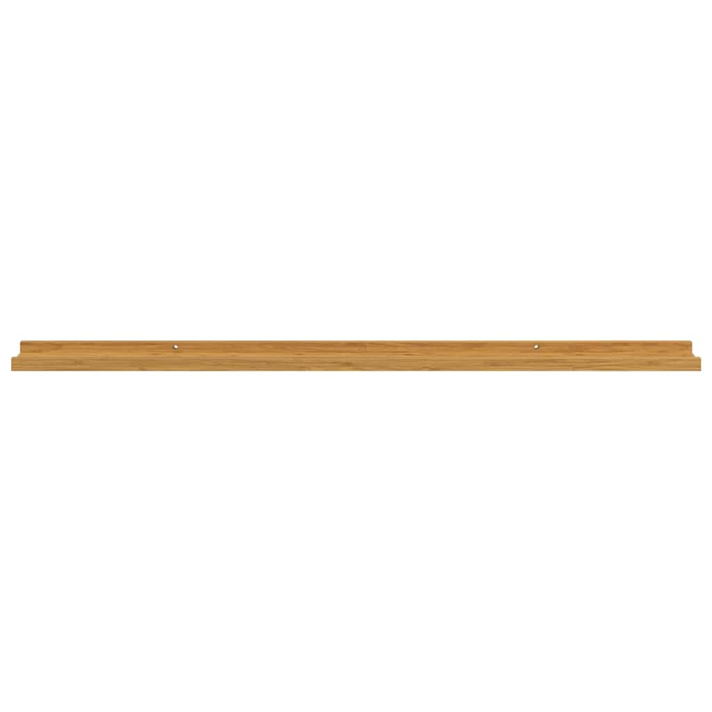 Væghylde Vægmonteret 4 pcs Beige 115 x 9 x 3 cm Konstrueret træ