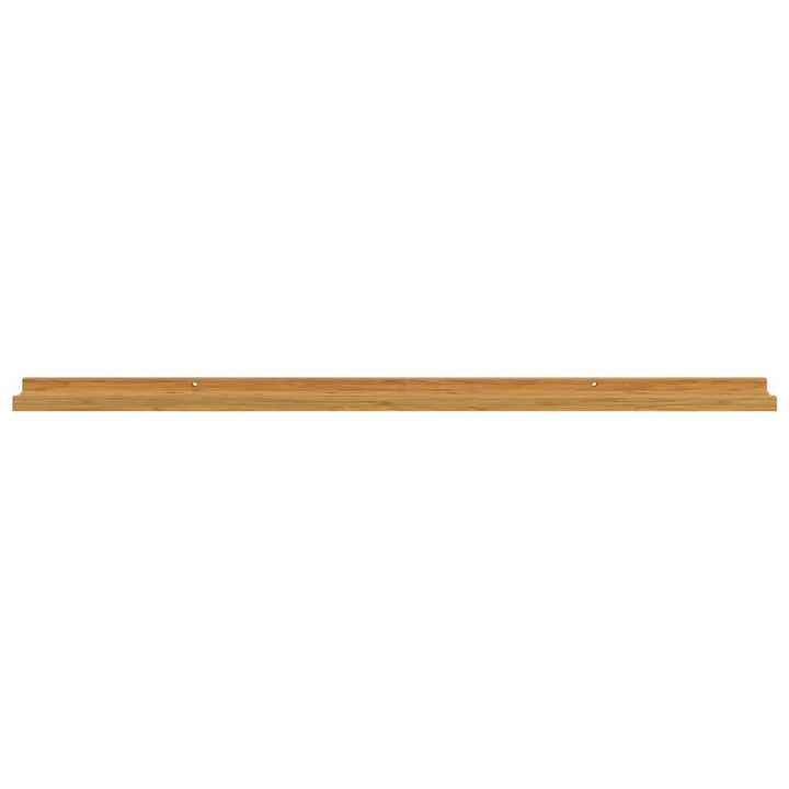 Væghylde Vægmonteret 4 pcs Beige 115 x 9 x 3 cm Konstrueret træ