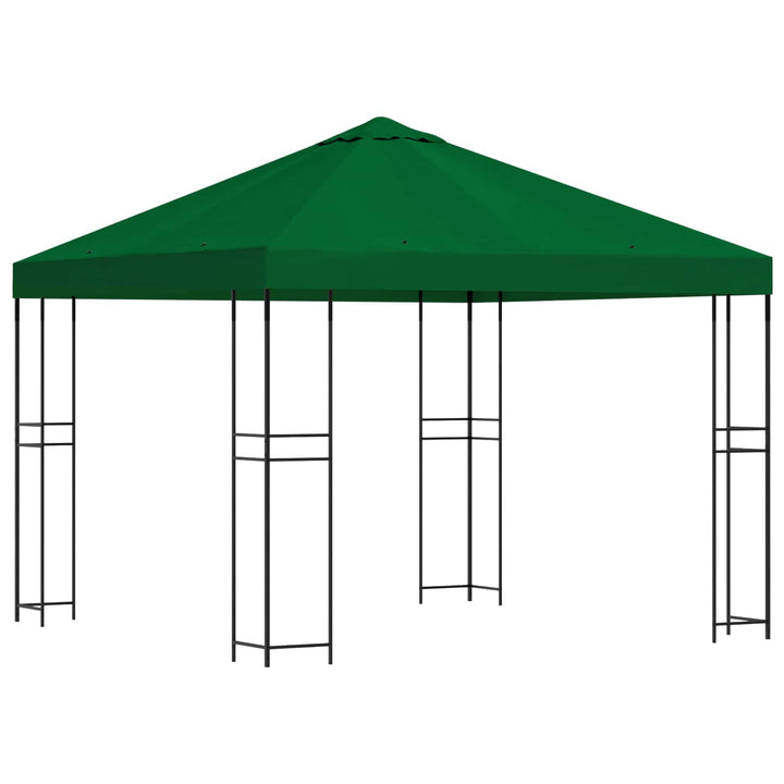 Pavillon 3 x 3 m Grøn Polyester og Stål 190 gsm