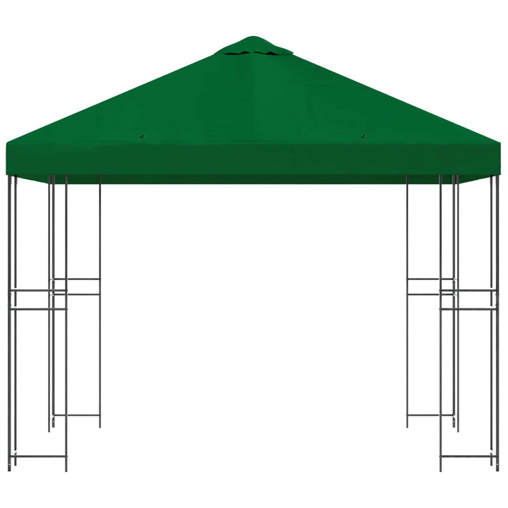 Pavillon 3 x 3 m Grøn Polyester og Stål 190 gsm
