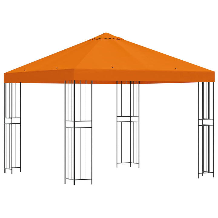 Pavillon 3 x 3 m Orange Polyester og Stål 190 gsm