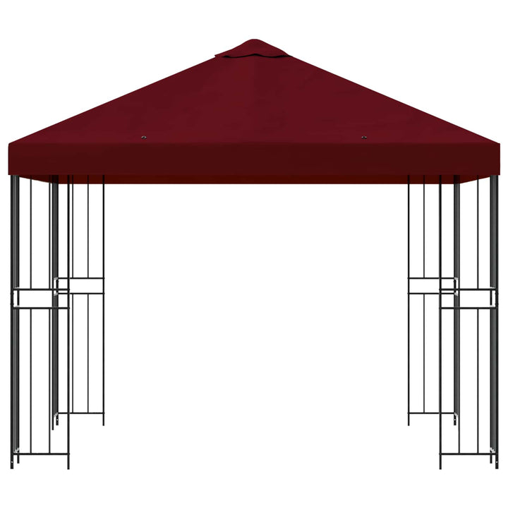 Pavillon 3 x 3 m Bordeaux Polyester og Stål 190 gsm