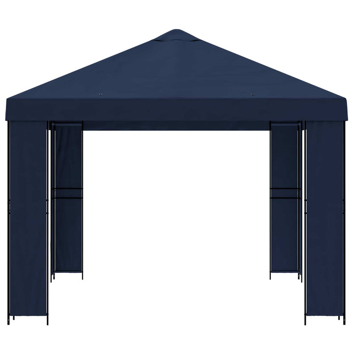 Pavillon 4 × 3 m Blå Polyester og Stål 190 gsm