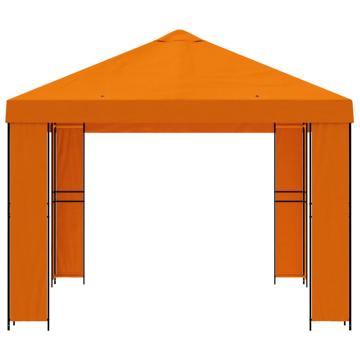 Pavillon 4 × 3 m Orange Polyester og Stål 190 gsm