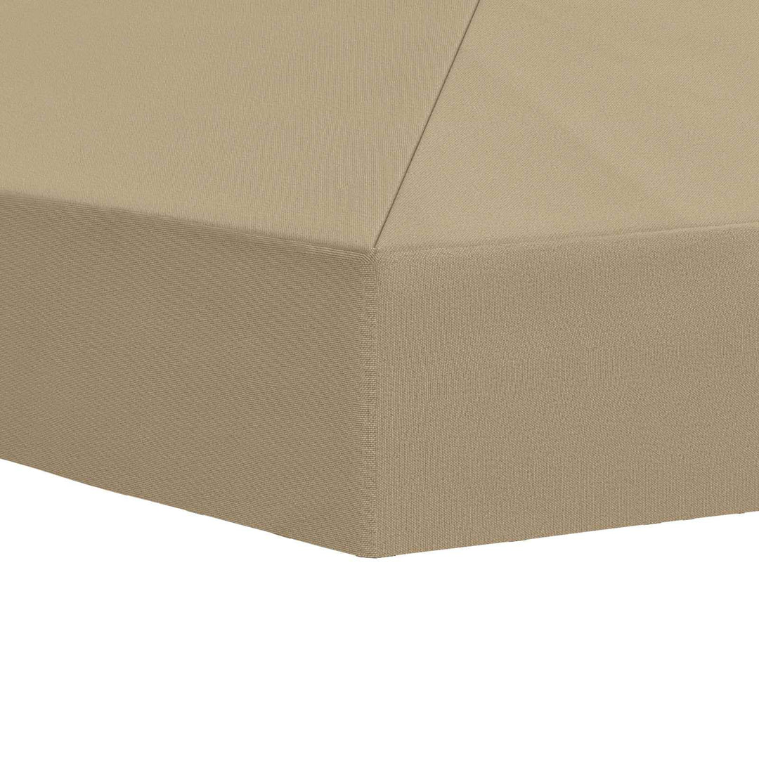Gazebo Klap Cover 6 x 3 m Beige Polyester 190