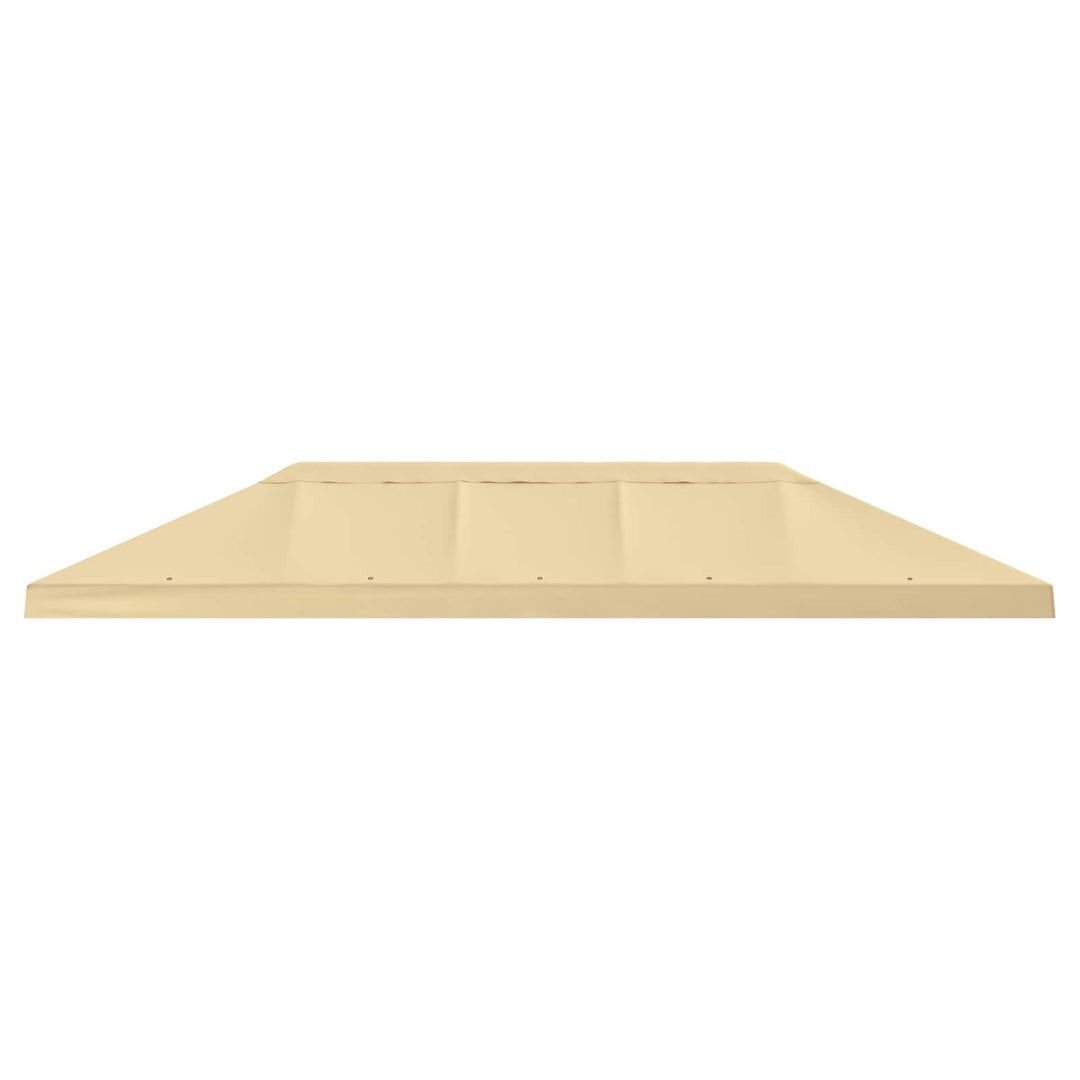 Gazebo Klap Cover 6 x 3 m Cremefarvet Polyester 190