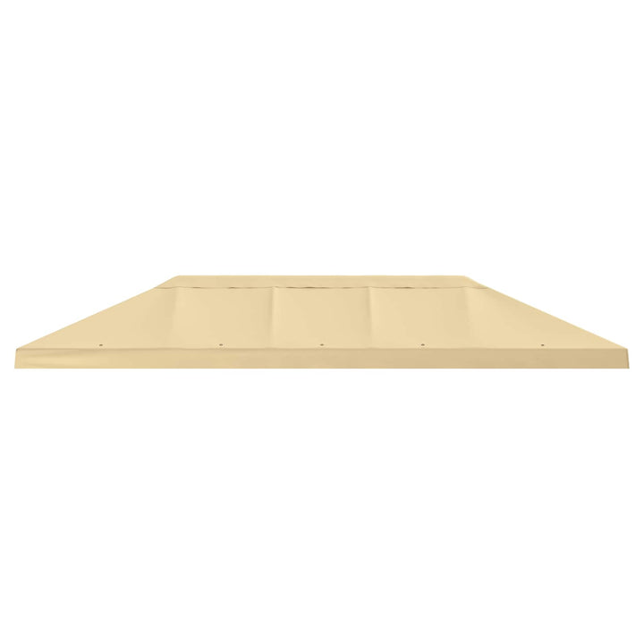 Gazebo Klap Cover 6 x 3 m Cremefarvet Polyester 190