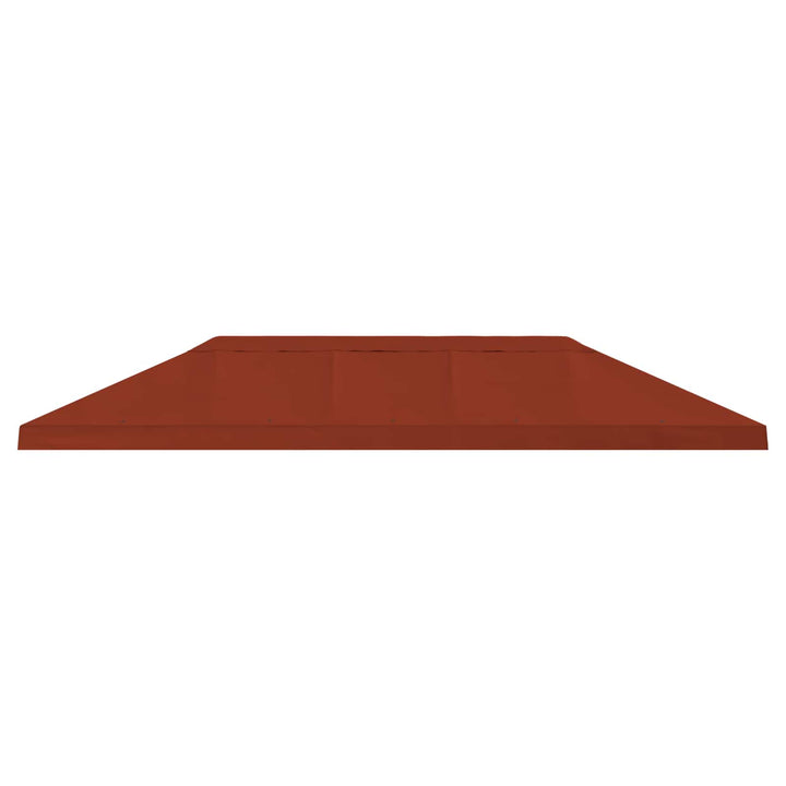 Gazebo Klap Cover 6 x 3 m Terrakotta Polyester 190