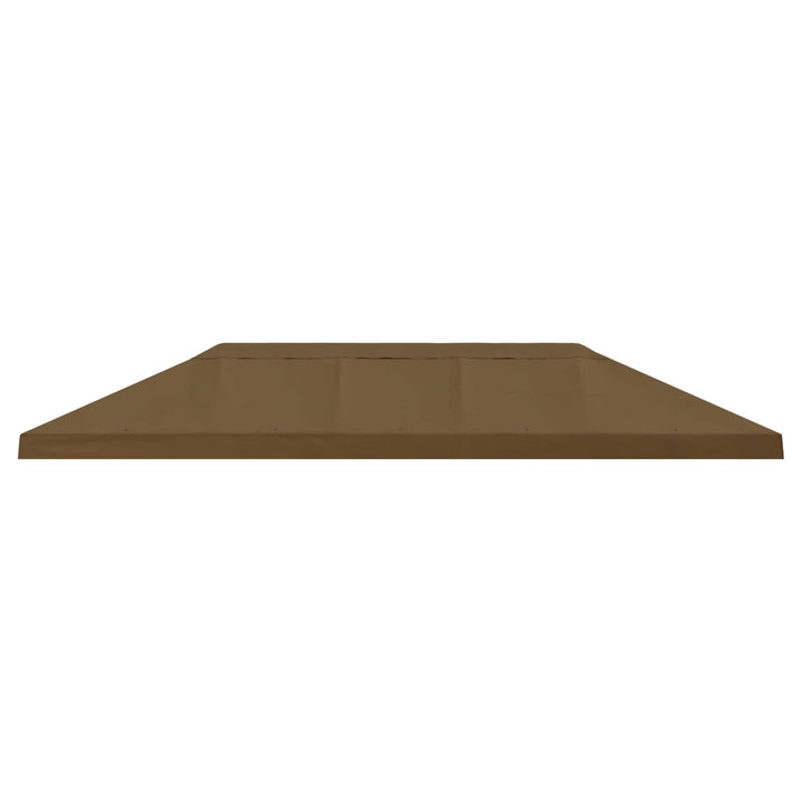 Gazebo Klap Cover 6 x 3 m Gråbrun Polyester 190