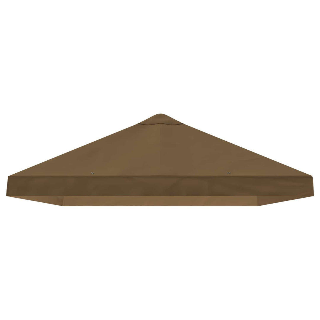 Gazebo Klap Cover 6 x 3 m Gråbrun Polyester 190
