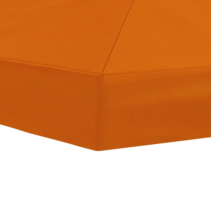 Gazebo Klap Cover 6 x 3 m Orange Polyester 190