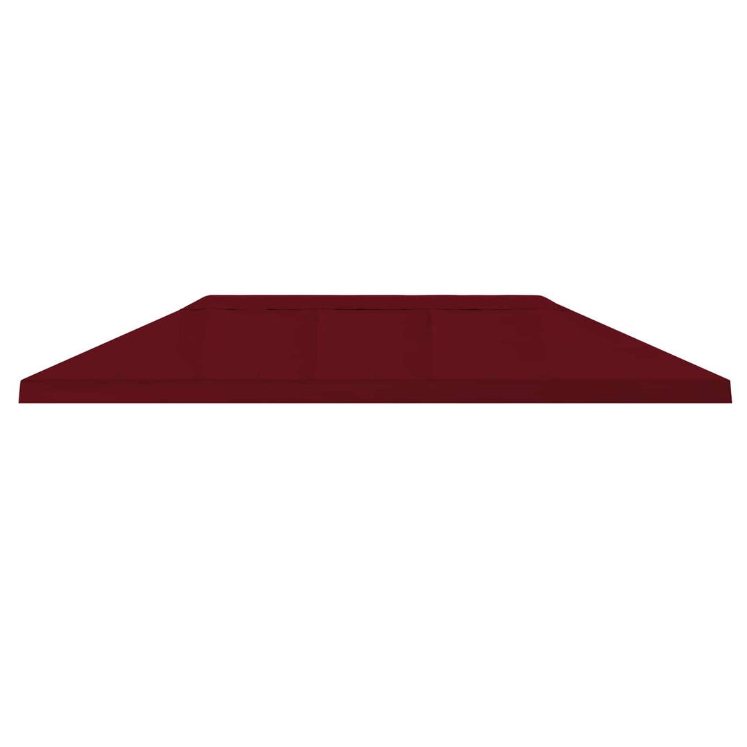 Gazebo Klap Cover 6 x 3 m Bordeaux Polyester 190