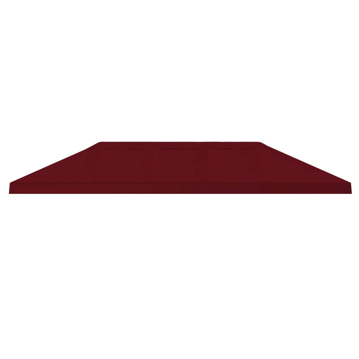 Gazebo Klap Cover 6 x 3 m Bordeaux Polyester 190