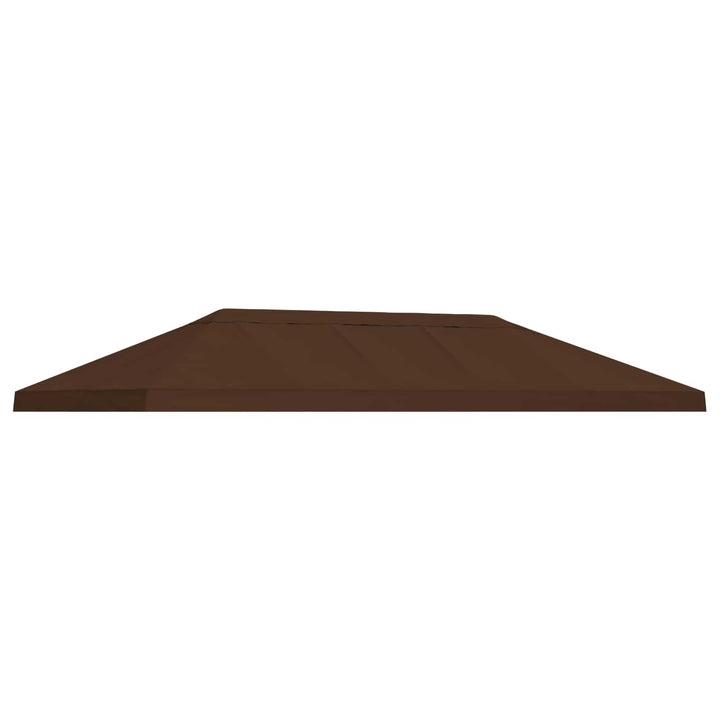 Gazebo Klap Cover 6 x 3 m Brun Polyester 190