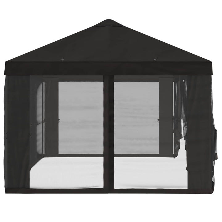 Gazebo Cover med sidevægge 6 x 3 m Antracit Polyester 190