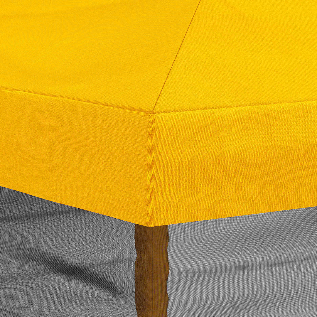 Gazebo Cover med sidevægge 6 x 3 m Gul Polyester 190