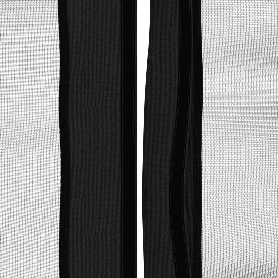 Gazebo Cover med sidevægge 6 x 3 m Sort Polyester 190
