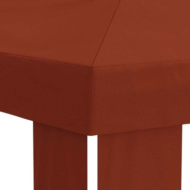 Gazebo Dække 6 x 3 m Terrakotta Polyester 190 gsm