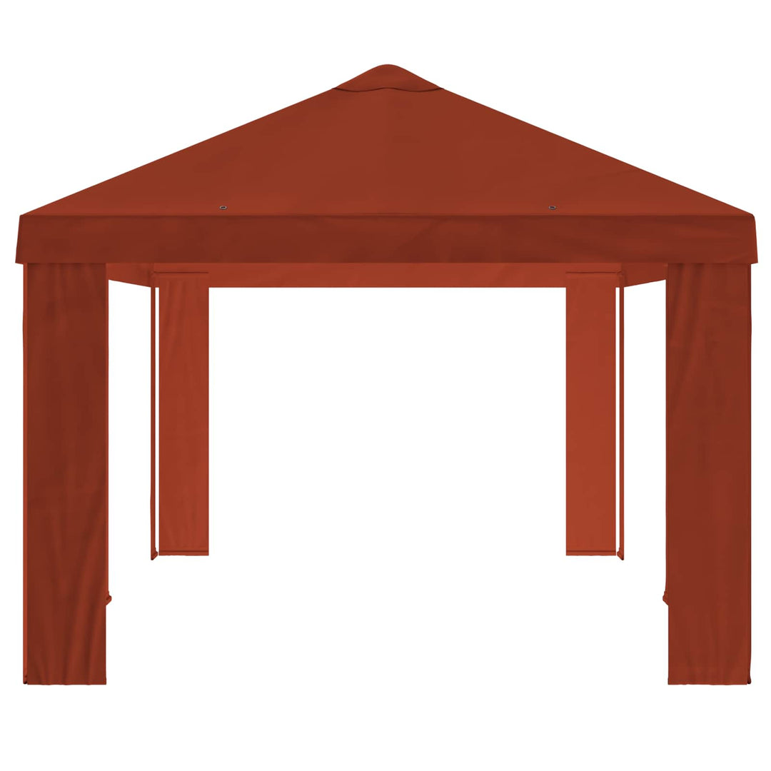Gazebo Dække 6 x 3 m Terrakotta Polyester 190 gsm