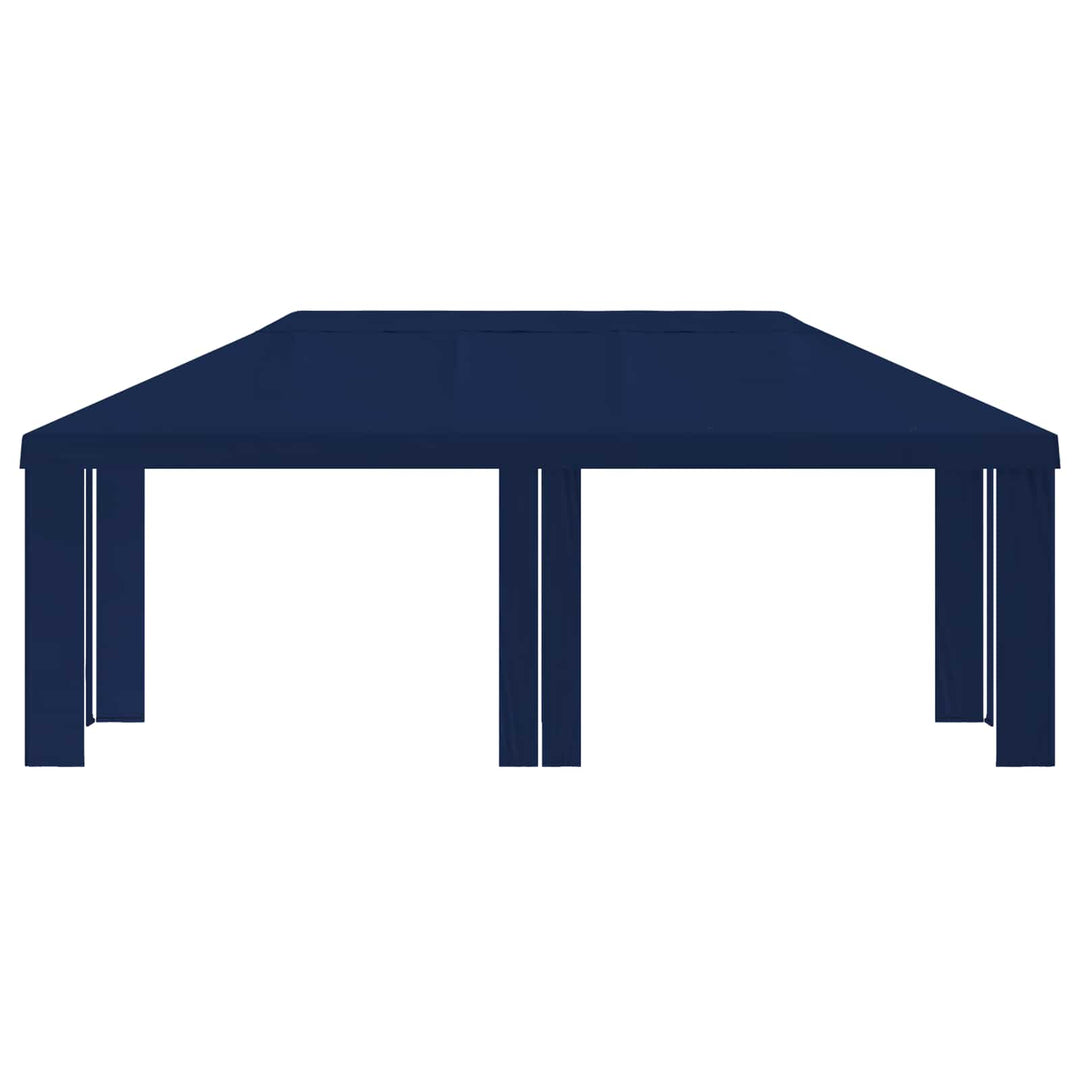 Gazebo Dække 6 x 3 m Blå Polyester 190 gsm