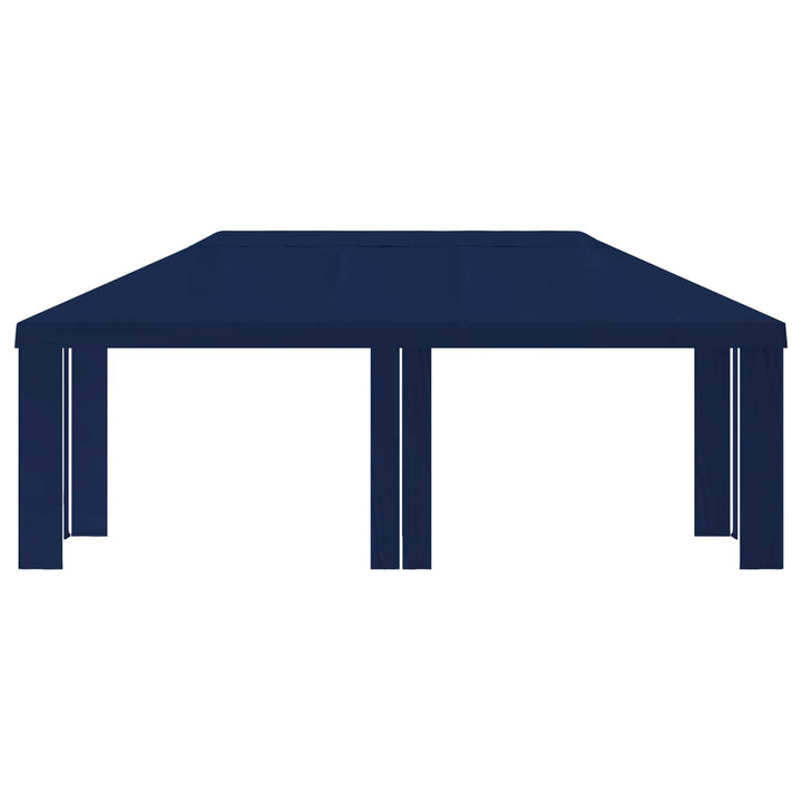 Gazebo Dække 6 x 3 m Blå Polyester 190 gsm