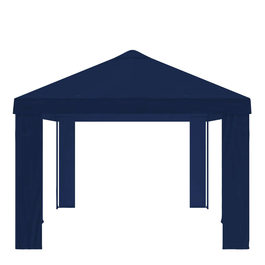 Gazebo Dække 6 x 3 m Blå Polyester 190 gsm