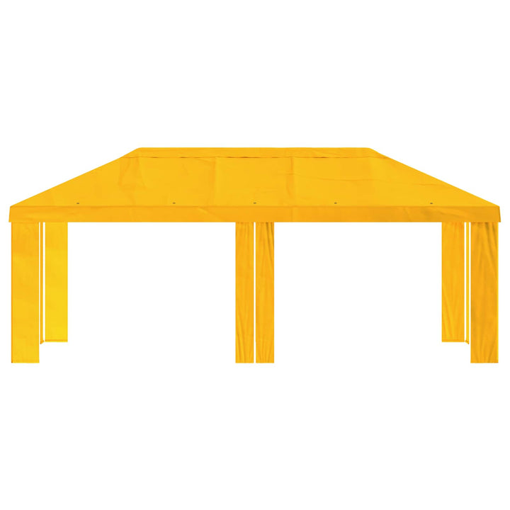 Gazebo Dække 6 x 3 m Gul Polyester 190 gsm