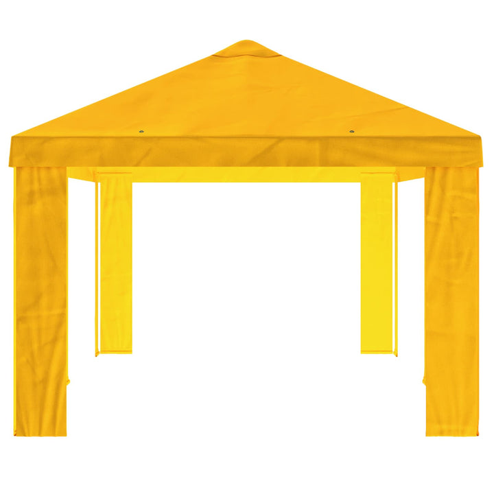 Gazebo Dække 6 x 3 m Gul Polyester 190 gsm