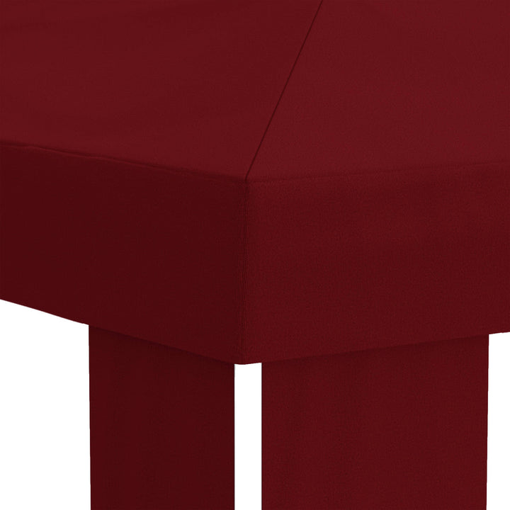 Gazebo Dække 6 x 3 m Bordeaux Polyester 190 gsm