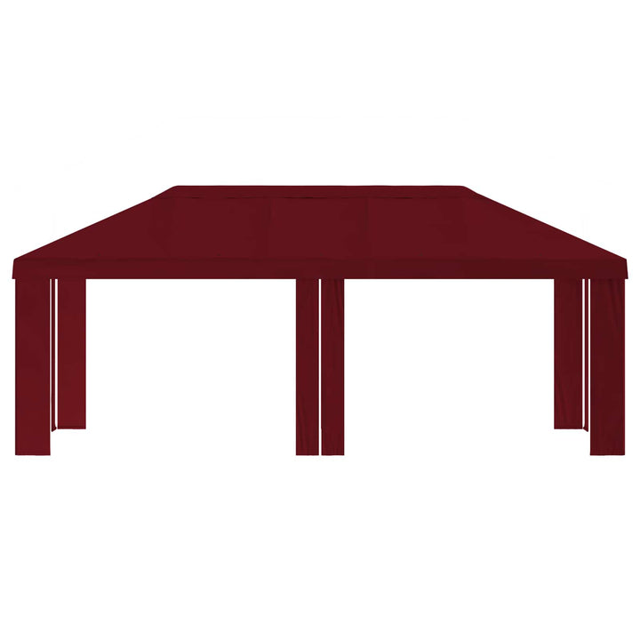 Gazebo Dække 6 x 3 m Bordeaux Polyester 190 gsm