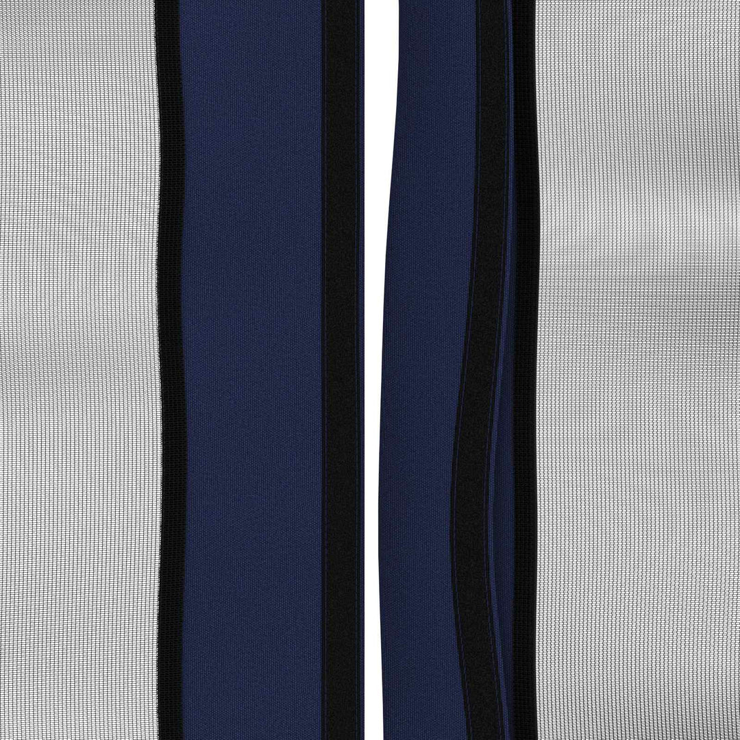 Gazebo Cover med sidevægge Blå 600,5 x 300,5 cm Polyester