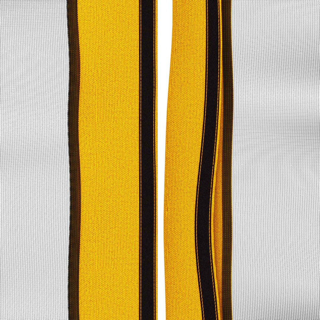 Gazebo Cover med sidevægge Gul 600,5 x 300,5 cm Polyester