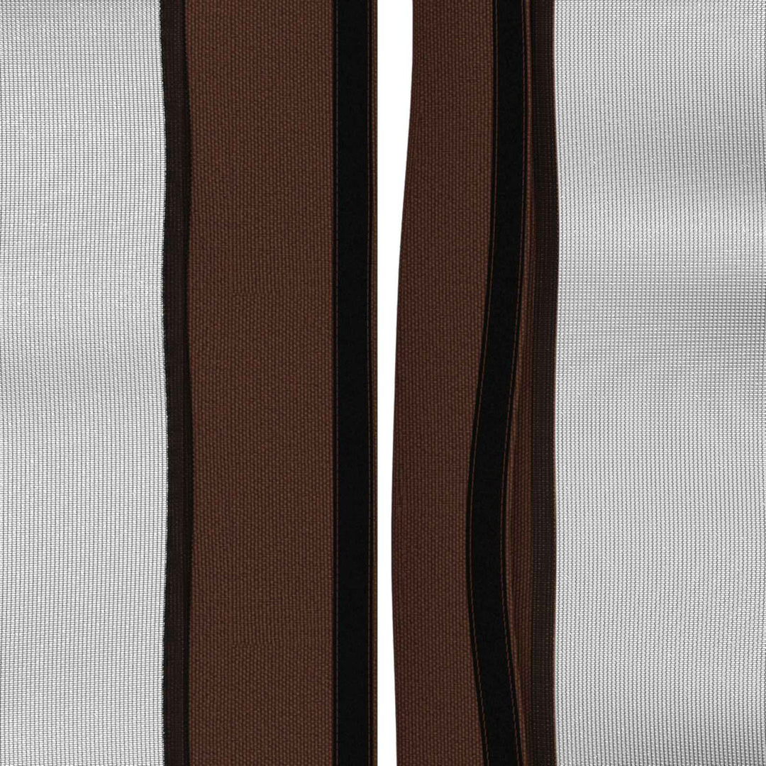Gazebo Cover med sidevægge Brun 600,5 x 300,5 cm Polyester