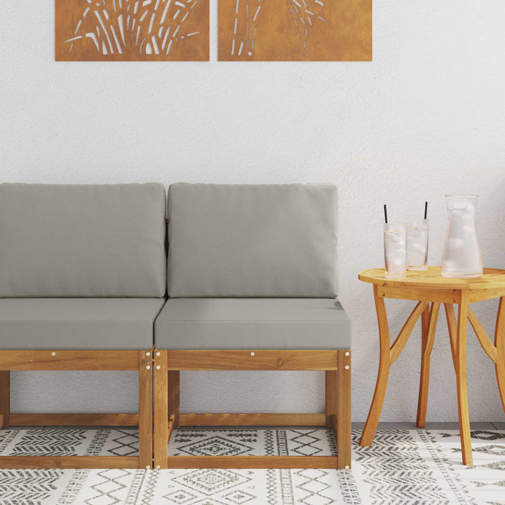Udendørs Mellem Sofa Massivt Akacietræ